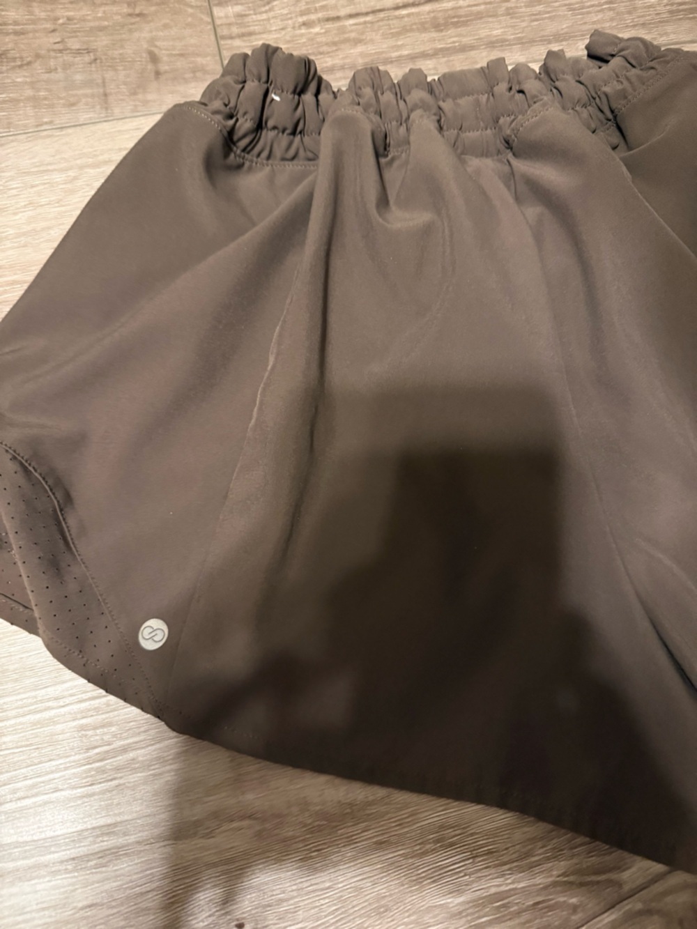 CALIA by Carrie Underwood Brown Athletic Running Shorts - Picture 5 of 5